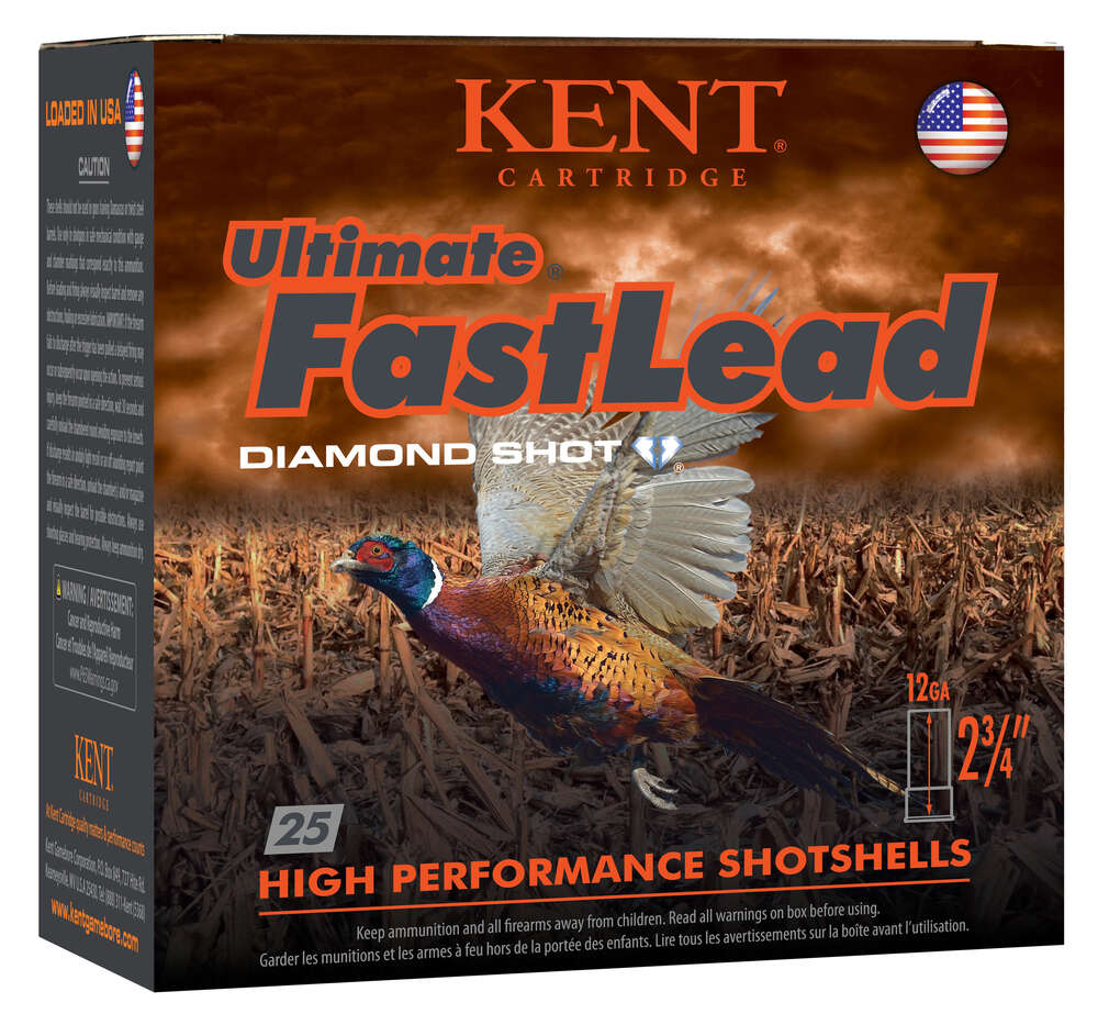 Ammunition Kent Cartridge 1 1/4 oz 12Gauge KENT K122UFL366 FAST LD1 12G 2.75 6SHT 1-1/4 25/10 • Model: 1 1/4 oz